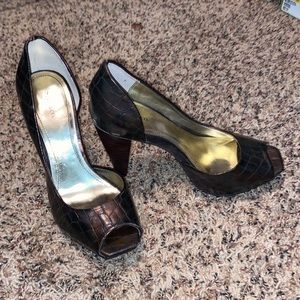Brown dress heels
